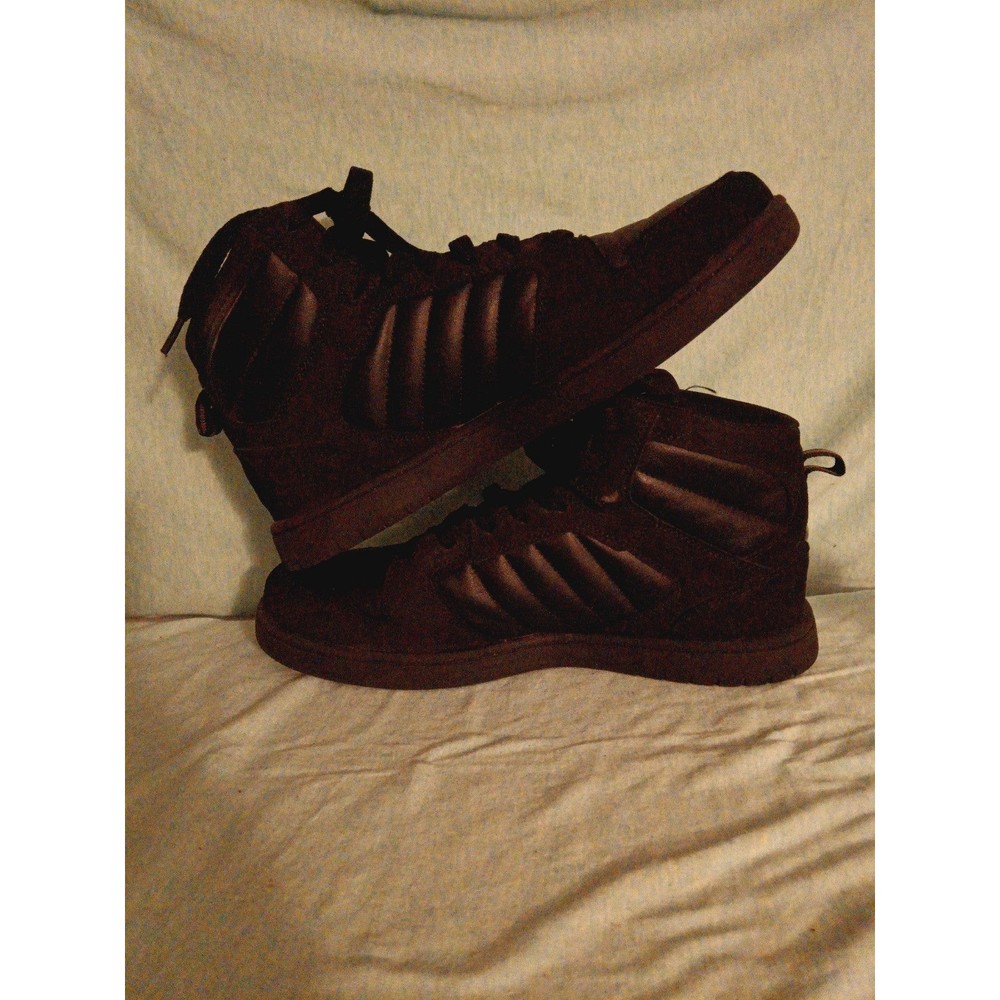 Fubu black high tops, size 9.5